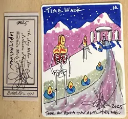 MTG ARTIST PROOF Portuguese Lapis Lazuli Talisman Time Walk Sketch Amy WEBER - Image 1