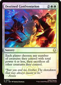 NM Foil Destined Confrontation, MTG, Avatar: The Last Airbender, Magic, 15 - Image 1
