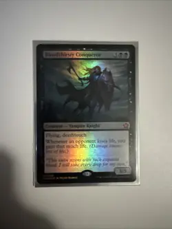 Magic the Gathering Bloodthirsty Conqueror Foil Card Foundations Set - Image 1