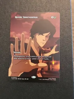 Heroic Intervention (Borderless Foil) Avatar: The Last Airbender: Eternal Mtg - Image 1