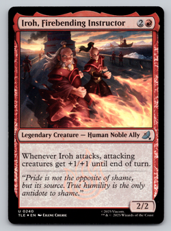 Iroh, Firebending Instructor FOIL - Avatar Last Airbender - MTG - Image 1