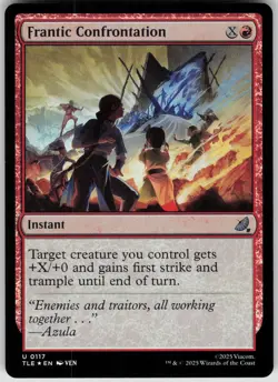 MTG Frantic Confrontation Foil NM Avatar: The Last Airbender: Eternal-Legal Magi - Image 1