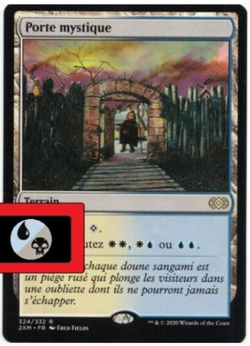 mtg magic Mystic Gate MISPRINT French vf fr WRONG MANA SYMBOL porte mystique - Image 1