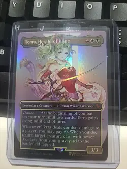 Terra, Herald of Hope (Borderless) Commander: Final Fantasy Foil - Image 1