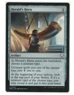 MTG Herald's Horn March of the Machine Magic The Gathering TCG - Image 1