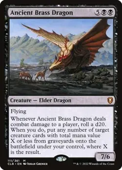 Ancient Brass Dragon Commander Legends: Battle for Baldur's Gate Regular - Image 1