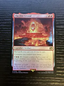 The Fire Crystal (FOIL) - Final Fantasy Magic The Gathering - Image 1