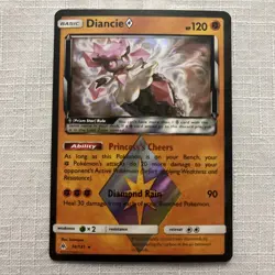 Diancie Prism Star - 74/131 - Holo Rare Sun & Moon: Forbidden Light Pokemon LP - Image 1
