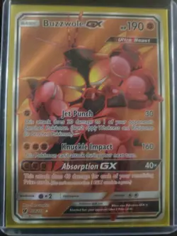 Pokemon TCG Buzzwole GX Holo Secret Rare 104/111 Crimson Invasion Near Mint - Image 2