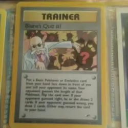 Pokemon TCG Gym Heroes Blaine's Quiz #1 Trainer Card 97/133 - Image 1