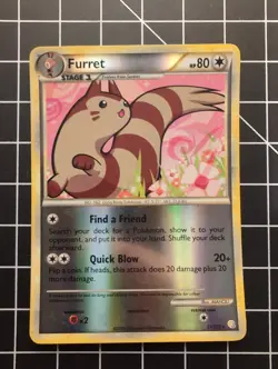 Furret 21/123 Heartgold & Soulsilver Reverse Holo Rare Pokemon TCG - Image 1
