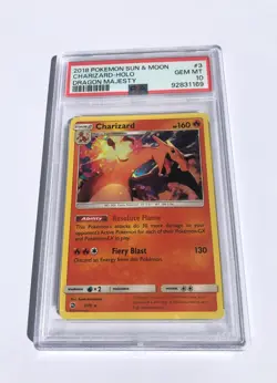PSA 10 Charizard Holo 2018 Dragon Majesty 3/70 Holo Rare Pokemon Gem Mint - Image 3