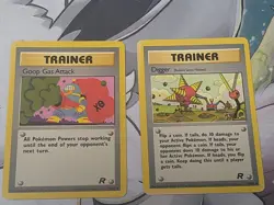 Team Rocket Set - Trainer - Pokemon TCG Card Digger 75/82 & Goop Gas Attack 78/8 - Image 1