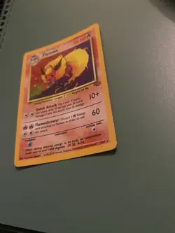 Pokemon TCG Flareon Rare Holo Card #3/64 Jungle - Image 4