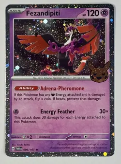 Pokemon TCG - Fezandipiti - 96/167 - 2024 S&V: TWM - Trick Or Trade - Cosmo Rare - Image 1