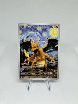 Starry Night (Charizard) Pokemon x Van Gogh Black Star Promo ACG Art Card - NM - Image 1