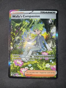 Pokemon Mega Evolution ME01, Wally's Compassion, 186/132, Near Mint - Image 1