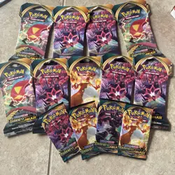 Darkness Ablaze Sleeved Booster/ PACK lot of 13 / Pokemon Tcg /Sword And Shield 820650807138 - Image 1