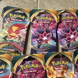 Darkness Ablaze Sleeved Booster/ PACK lot of 13 / Pokemon Tcg /Sword And Shield 820650807138 - Image 5