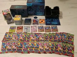 Pokemon Phantasmal Flames Open ETB +OPEN 32 PACKS FROM BOOSTER BOX +sealed promo - Image 1