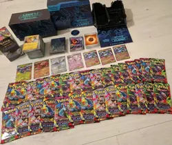 Pokemon Phantasmal Flames Open ETB +OPEN 32 PACKS FROM BOOSTER BOX +sealed promo - Image 4