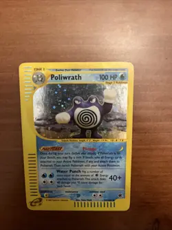 Poliwrath 24/165 Reverse Holo Expedition Base Set Pokemon Card - NM - Image 1