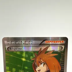 Pokemon TCG Brigette Holo Full Art Ultra Rare Card Breakthrough 161/162 - Image 4