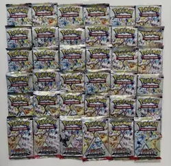 Pokemon Scarlet & Violet Prismatic Evolutions Factory Sealed 36 Booster Pack lot - Image 1