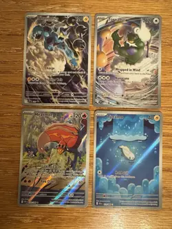 Pokemon Black Bolt and White Flare Full Art and Promos Lot of 10 - Near Mint - Image 5