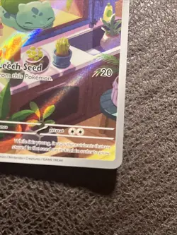 Pokemon TCG Bulbasaur Stellar Crown Illustration Rare Card 143/142 NM Condition - Image 5