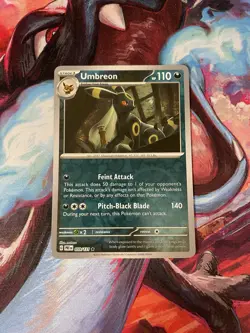 Umbreon 059/131 Sv: Prismatic Evolutions Reverse Holo NM Pokemon Card 2025 - Image 1