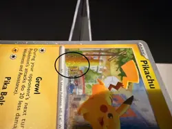 Pikachu 018 2024 Pokemon Trick or Trade Paldean Fates Cosmos Holo SWIRL Card NM+ - Image 2