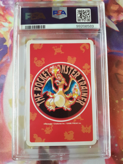 1996 Pokemon Butterfree 2 of Diamonds Red Charizard Playing Card PSA 10 Gem Mint - Image 2