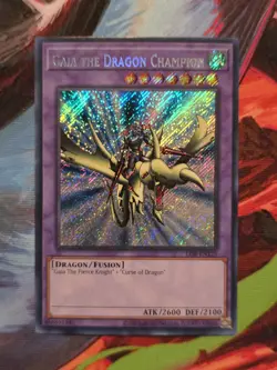 GAIA THE DRAGON CHAMPION LOB-EN125 SECRET UNLIMITED ED 25TH/2020 Yu-Gi-Oh! Card - Image 1