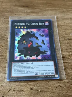 Yugioh Number 85: Crazy Box NUMH-EN033 Super Rare 1st Edition - Image 1