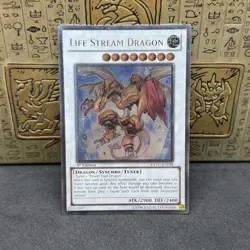 Yugioh Life Stream Dragon EXVC-EN018 Ultimate Rare 1st Edition NM - Image 1