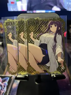Goddess Story Metal Card Serialized Anime Waifu Frieren Fern - Image 1
