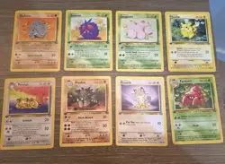 Pokemon 1st edition jungle 8 cards lot: Pikachu, Rhyhorn, Rhydon, Persian, etc. - Image 1