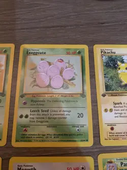 Pokemon 1st edition jungle 8 cards lot: Pikachu, Rhyhorn, Rhydon, Persian, etc. - Image 4