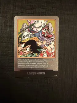 Energy Marker E-85 Silver Manga Booster 02 Dragon Ball Card English NM - Image 1