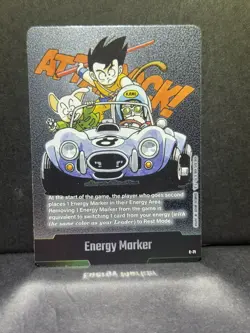 Energy Marker E-71 Silver Goku Manga Booster 02 Dragon Ball Card English - Image 1