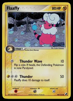 Pokemon Card - Flaaffy Unseen Forces 56/115 Reverse Holo Stamped - Image 1