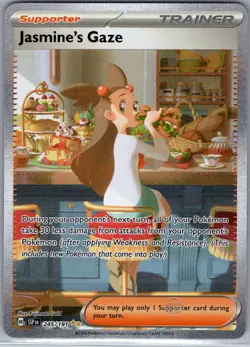 Jasmine's Gaze 245/191 SV08: Surging Sparks - Pokemon Card - NM - Image 1