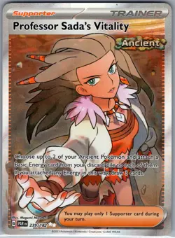 Professor Sada's Vitality 239/182 SV04: Paradox Rift - Pokemon Card - NM - Image 1