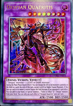 Despian Quaeritis DAMA-EN034 1st Edition Ultra Rare Yu-Gi-Oh! TCG Card - Image 1