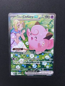 Lillie's Clefairy ex 184/159 SIR Pokemon Card Journey Together Holo - Image 1