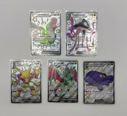 Pokemon TCG - Paldean Fates 5x Card Full Art EX Bundle! All Cards NM+ PACK FRESH - Image 1
