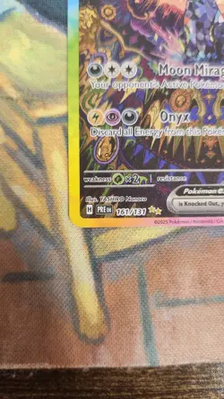 Pokemon TCG Prismatic Evolutions Umbreon EX Card 161/131 NM SHIP ASAP - Image 5