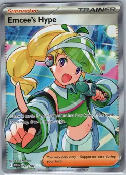 Emcee's Hype 220/182 SV10: Destined Rivals - Pokemon Card - NM - Image 1