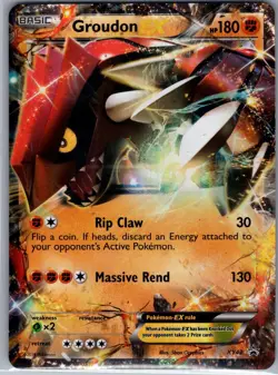 Groudon EX XY42 XY Promos - Pokemon Card - LP - Image 1